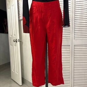Red Women's Pants